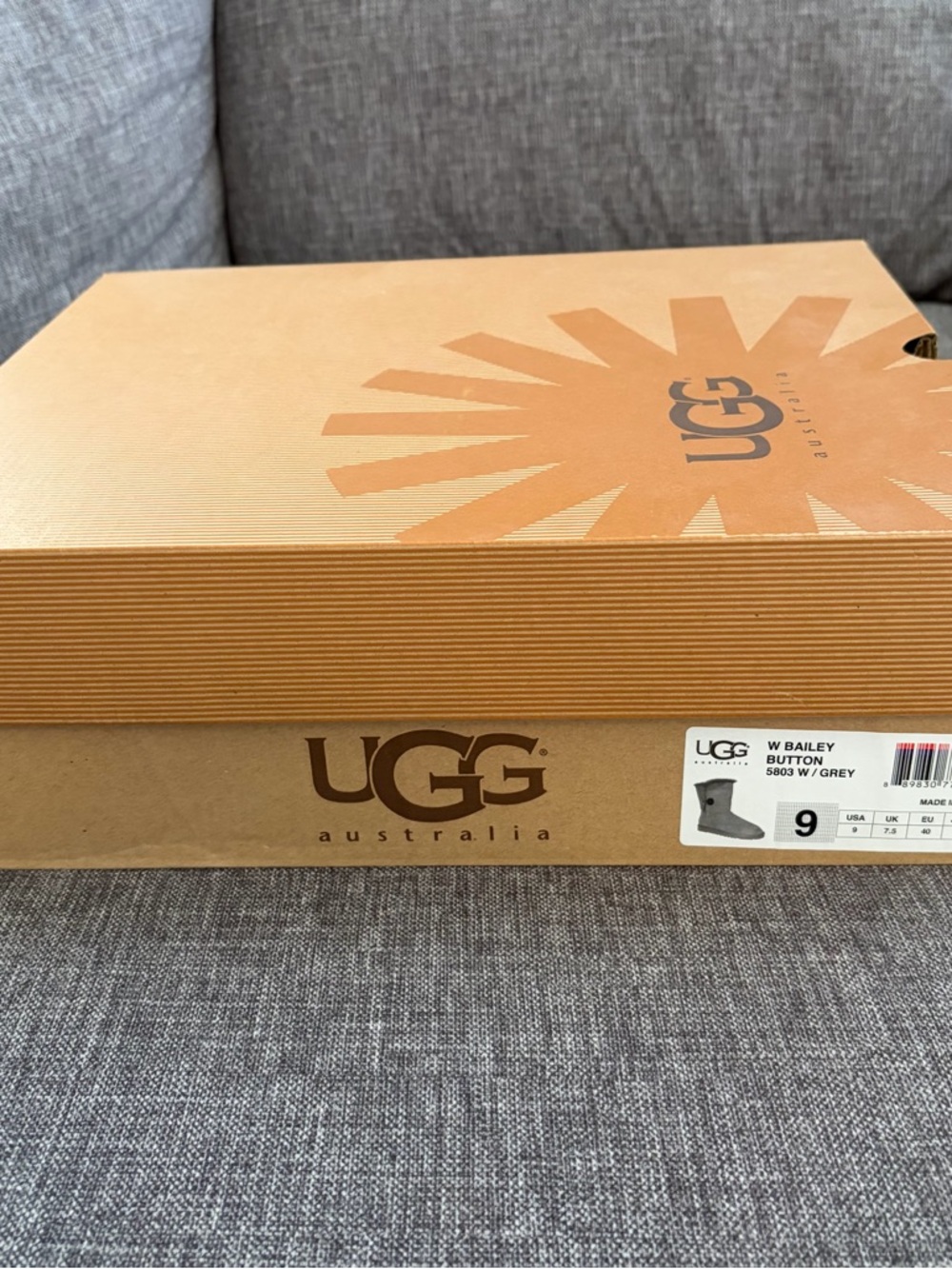 UGG Ankle Boots in Grey with Button - Picture 14 of 14